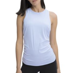 Light Blue Back Bowknot Breathable Sports Tank