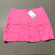 Nwt Pink H&M Mini Skirt With Side Zipper Hm Skirt, Side Zipper, Mini Skirt, H&m, Womens Skirt, Mini Skirts, Size 4, Zipper, Skirt