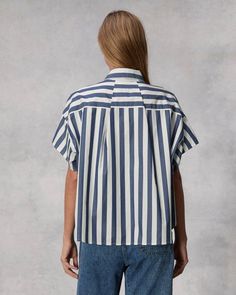 Knife Pleat, Going Out Looks, Cotton Poplin Shirt, Rag And Bone, Poplin Shirt, Athletic Fits, Cotton Poplin, Rag & Bone, Button Placket