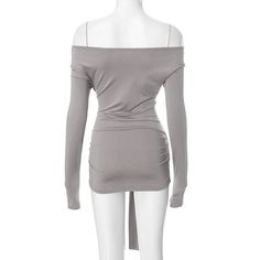 Please refer to our sizing chart for a guideline when choosing a size.5 business days order processing time.90% polyester 10% spandex Fall Off-shoulder Top With Elastic Shoulders, Long Sleeve Solid Color Tops For Night Out, Solid Color Long Sleeve Tops For Night Out, Versatile Long Sleeve Ruched Top, Off-shoulder Ruched Blouse For Fall, Off-shoulder Solid Color Top For Fall, Versatile Long Sleeve Solid Color Top, Fall Off-shoulder Ruched Blouse, Solid Ruched Tops For Night Out