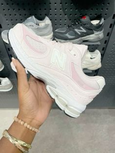 New Balance 2002r Pink, Pink New Balance Shoes Outfit, Pink New Balance, Pink Granite, Pink Trainers, New Balance 2002r