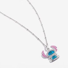 Included: 1 Chain(s)Features: Quick ShipCharacter: Lilo & Stitch, StitchDiamond Clarity: I2-I3Jewelry Closure: Lobster ClaspSetting: ProngDiamond Color: I-JMetal Color: WhiteChain Length: 18 InchChain Width: 1 MillimetersChain Gauge: 030Extender Length: 2 InchPendant Length: 20mmPendant Width: 24mmRounded Carat Weight: 1/8 Ct.Chain Construction: BeadCare: Wipe CleanStone Type: 50 Natural DiamondMetal: Sterling SilverNecklace Type: Pendant NecklacesPendant & Charms Type: PendantsCountry of Origin Silver Enamel Jewelry With Adjustable Chain, Lilo Stitch, Lilo And Stitch, Pendant Necklaces, Pendant Necklace, Sterling Silver, Chain, The Originals, Disney