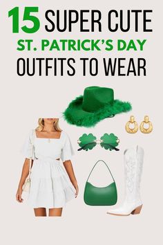 St. Patrick's Day Outfits Elegant Classy Dresses, Summer Outfit Ideas For Women, Daily Outfit Ideas, Outfit Ideas 2024, Bar Outfit, Winter Fashion Trends