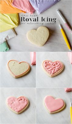 how to make royal icing cookies for valentine's day or any special occasion