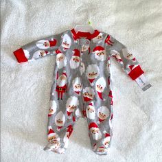 Carter’s Footed Fleece Christmas Pajamas Comes From Very Clean, Non Smoking, Pet Free Home Check Out My Other Baby Christmas Items. Bundle With Another $8 Listing For 2 For $12 Or Save On Any Bundle For My Reference (#12) Cute Christmas Long Sleeve Sleepwear, Cute Christmas Sleepwear With Long Sleeves, Cute Long Sleeve Christmas Sleepwear, Winter Holiday Long Sleeve Onesie, Red Onesie For Winter Holiday, Red Holiday Onesie For Winter, Holiday Long Sleeve Onesie, Long Sleeve Holiday Onesie, Cute Christmas Holiday Onesie