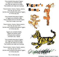 an advertisement for tiger's song with pictures of tigers