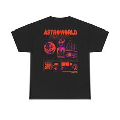 Travis Scott Astro World Tee, Cool Streetwear T-Shirt, Daily Outfit, Great Concert Merch Gift Astro World, Concert Merch, Cool Streetwear, Chilling At Home, Just Chilling, Streetwear T Shirt, Streetwear Tshirt, Bold Graphics, Travis Scott