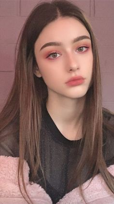 Makeup Ala Korea, Rosa Make-up, Matte Make Up, No Make Up Make Up Look, Soft Make-up, Makeup Kawaii, Makeup Ulzzang, Membentuk Alis, Korean Makeup Look