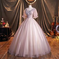 Long Ball Gown, Full Tulle Skirt, Ball Gown Dress, 파티 드레스, Banquet Dresses, Embellished Gown, Fairytale Dress, Princess Dresses, Ball Gown Dresses