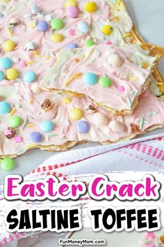 Easter Bark Recipe, Easter Snack Mix, Treats For Easter, Easter Candies, Saltine Toffee