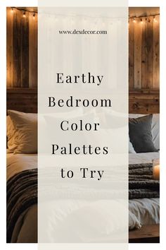 Earthy bedroom with wooden accents and cozy lighting. Earth Bedroom Ideas, Earthy Bedroom Earth Tones, Earth Tone Bedroom Colors, Earthy Tones Aesthetic Wallpaper, Calming Bedroom Colors Cozy, Earthy Master Bedrooms Decor, Spa Inspired Bedroom, Earthy Tones Aesthetic, Earthy Bedroom Aesthetic