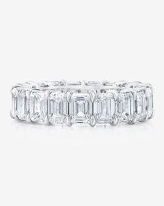 Bridal Wedding Bands Emerald Cut Eternity Band Emerald Cut Diamond Eternity Band, Emerald Cut Eternity Band, Emerald Band, Ring Emerald Cut, Ring Concierge, Moissanite Wedding Band, Diamond Eternity Band, Emerald Cut Moissanite, Eternity Band Ring