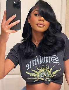 Frontal Wig Hairstyles, Sew In Hairstyles, Birthday Hairstyles, Quick Weave Hairstyles, Sew Ins, Dope Hairstyles, Quick Weave, Hair Laid, Looks Black