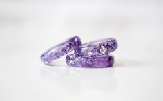 Purple Round Resin Jewelry, I Like Shiny Things, Ring Resin, Epoxy Resin Jewelry, Ring Minimal, Resin Rings, Resin Jewelry Making, Resin Jewellery, Three Rings