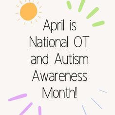 This month is both Occupational Therapist Month and Autism Awareness Month. To all our OT’s at Color Along, we appreciate all that you do to make this world a better place! Shoutout to all OTs who work tirelessly to help those in need. 🎨🖍️🌱 We will also be taking this month to learn a little more about Autism Spectrum Disorder, or ASD for short. Be on the lookout for some interesting facts about ASD and have some of YOUR questions answered by our expert therapists. 📖✨🧠 • • • • #otmonth #occu... Some Interesting Facts, Pediatric Therapy, Occupational Therapist, Spectrum Disorder, Pediatrics, Interesting Facts, Shout Out, Facts About, This World