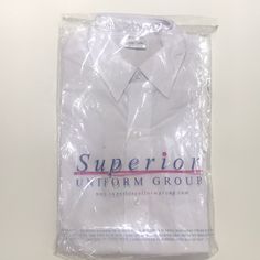 Superior White Uniform Work Shirt Size S 3 Pack Button Down Unisex Shirt Collared Uniform Work Shirt 3 Shirts - One Is Out Of Its Original Packaging All Are New And Never Worn. Long Sleeve Shirt With Button Closure For School, Fitted School Shirt With Button Closure, Classic School Shirt With Button Closure, Fitted Button-up School Shirt, Fitted Button-up Shirt For School, White Short Sleeve Button-down Shirt For Work, White Shirt With Button Closure For Work, White Short Sleeve Buttoned Shirt For Work, White Short Sleeve Shirt With Buttons For Work