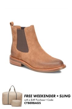 Sofft-Pamella Waterproof Chelsea Boot Bring classic style to your closet with the Pamella Chelsea boot from Sofft. The versatile design highlights a number of ensembles, while the waterproof construction ensures a well-rounded, secure fit. Click here for Boot Measuring Guide. Chelsea Boot, Chelsea Boots, Dark Brown, Chelsea, Classic Style, Click Here, Highlights, Customer Service, Bring It On