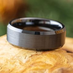 Black Ceramic Wedding Band Mens Wedding Bands Gunmetal, Groom Wedding Band Black, Tungsten Mens Wedding Bands, Men’s Wedding Bands Black And Silver, Mens Black Rings, Black Wedding Rings Men, Men’s Black Engagement Ring, Men’s Wedding Rings Simple, Black Men Wedding Ring