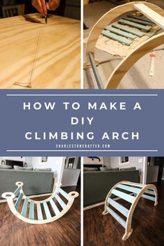 how to make a diy climbing arch