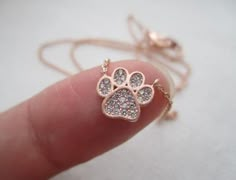 Paw Paw Gifts, Necklace Paw Print, Dog Paw Pendant, Paw Jewelry, Paw Necklace, Paw Print Necklace, Lovers Necklace, Dog Jewelry, Fancy Jewelry