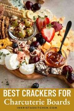 Are you looking for the best crackers for a charcuterie board? Here are the best crackers that will make the best cheese board for your next party or family gathering! They are such a versatile appetizer, and you can make a small charcuterie board or a large, sweet, savory, or holiday themed. Whatever the occasion, you have an array of different meats, cheeses, crackers, fruit, nuts, jams, or olives. Head over to the blog for the top choices of crackers for your charcuterie board! Small Charcuterie Board, Small Charcuterie, Different Meats, Snacks Chips