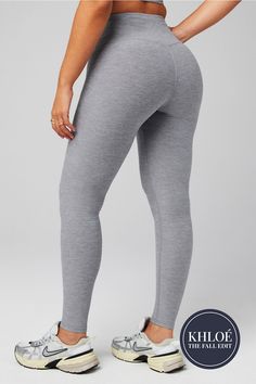 HeatherFlex High-Waisted Legging Fabletics Classic Grey Heather female Activewear >> Womens >> Bottoms >> Leggings >> Leggings HeatherFlex regular Everyday/Lounge/Yoga and Studio Hidden Pockets Female Activewear, 2piece Outfits, Classic Grey, Low Impact Workout, Fashion Group, Back Pocket, High Waisted Leggings, Active Wear For Women, Ritual