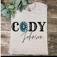 Cute Design ! Custom Made And Will Ship Within A Few Days! On Gildan Unisex Short Sleeve Sublimation Check Out My Page For More Designs Cody Johnson Lyric Shirt, Cody Johnson Shirt, Cody Johnson Concert Outfit, Cody Johnson Concert, Musical Logo, Fun Christmas Shirts, Cody Johnson, Things I Want For Christmas, Cowgirl Style Outfits