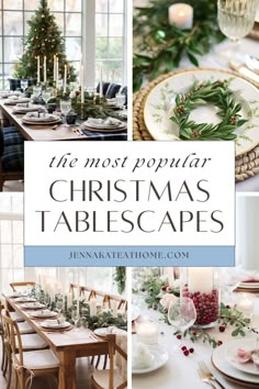 the most popular christmas tablescapes