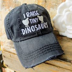 I Raise Tiny Dinosaurs Hat, Raising Tiny Dinosaurs Hat, Women's Chicken Hat, Women's Chicken Baseball Cap, I Raise Tiny Dinosaurs, Chickens by DistinctHeadwear on Etsy Novelty Cotton Baseball Cap One Size, Novelty Cotton Baseball Cap One Size Fits Most, Novelty Adjustable Baseball Cap, Adjustable Novelty Baseball Cap, Novelty Adjustable Baseball Cap With Letter Print, Novelty Letter Print Adjustable Baseball Cap, Adjustable Fashion Baseball Cap With Letter Print, Funny Snapback Baseball Cap, Funny Adjustable Mini Cap