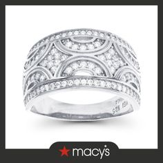 in stock Macy's Silver Cubic Zirconia Diamond Ring, Macy's Silver Rings In Fine Jewelry Style, Macy's Silver Brilliant Cut Diamond Ring, Macy's Fine Jewelry Silver Rings, Macy's Silver Fine Jewelry Rings, Macy's Diamond White Rings, Macy's Cubic Zirconia Round Cut Ring, Macy's Silver Diamond Ring With Vvs Clarity, Classic Silver Diamond Ring From Macy's