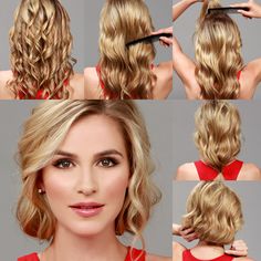 Lulus+How-To:+Faux+Bob+Hair+Tutorial Bob Hair Tutorial, Faux Bob Tutorial, Gatsby Hairstyles, Smokey Eyeshadow Tutorial