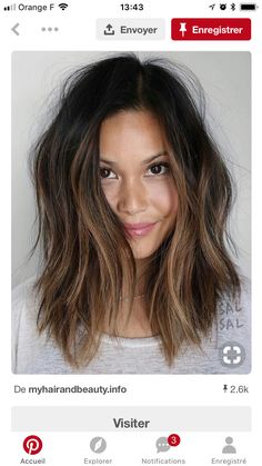 Effortless Hairstyles, Medium Length Hair Cuts, Hair Today, Great Hair, Hairstyles Haircuts, Messy Hairstyles, Hair Dos, Balayage Hair, Brown Eyes