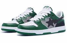 A BATHING APE Bape Sk8 Sta 1I80-191-010-WGG (SNKR) Pe Shoes, Bape Sk8 Sta, Bapesta Shoes, Sk8 Sta, Bape Sta, Half Sleeve Tattoos Drawings, Shifting Wardrobe, Ape Bape, Half Sleeve Tattoos