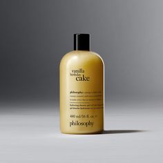 Escape In The Luxurious Lather Of Our Ultra-creamy, Iconic Philosophy Bath & Shower Gel, Upgraded With Our Skin-hugging Moisture Complex For All-day Hydration. 16 Oz. Transport Yourself To A Moment Of Self-care With The Ultra-creamy, Iconic Philosophy Shower Gel, Upgraded With A Skin-hugging Moisture Complex For Intense Hydration That Won’t Be Rinsed Off Yet Doesn’t Leave The Feel Of A Film Or Residue. The Moisture-barrier-respecting Formula Efficiently Cleanses, Soothes, And Comforts Dry Skin, While A Fluffy Coconut Butter, Caramel And Vanilla Scent Makes Every Day An Excuse To Celebrate. Formulated With 5x More Hydrating Ingredients Than Before. Hydration Lasts After Showering With No Film Or Residue. Clinically Demonstrated To Respect Skin’s Moisture Barrier. Ph-balanced Formula Doesn’t Philosophy Body Wash Vanilla, Vanilla Birthday Cake Body Wash, Vanilla Philosophy, Philosophy Vanilla, Philosophy Body Wash, Philosophy Shower Gel, Philosophy Products, Vanilla Birthday Cake, Butter Caramel