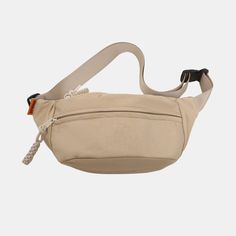 Type: Sling Bag Bag Size: Medium Pattern Type: Solid Material: Nylon Imported 7-10 Business Days Shipping Product Measurements: 9.4*3.9*5.5 In Casual Nylon Crossbody Shoulder Bag, Beige Nylon Shoulder Bag With Adjustable Strap, Casual Solid Belt Bag With Mobile Phone Holder, Casual Solid Belt Bag With Mobile Phone Pocket, Casual Belt Bag For Mobile Phone, Casual Nylon Shoulder Bag, Nylon Crossbody Shoulder Bag, Casual Solid Color Chest Bag For Everyday Use, Beige Nylon Crossbody Shoulder Bag