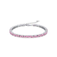 Sparkle and love with our 925 Sterling Silver Love Pink Diamond Tennis Bracelet. Made with genuine pink diamonds and high-quality sterling silver, this bracelet combines elegance and playfulness. Perfect for adding a touch of charm to any outfit. Tarnish-proof Water-proof Sleep / Nap-proof Safe for sensitive skin Wear it while working out &showering Designed to wear 24/7 Details Materials: 925 Sterling Silver Stone: CZ Diamond Weight: 9.77g Length:16CM,18CM SKU：AN24051003 Elegant Pink Sterling Silver Round Bracelet, Pink Diamond Bracelet For Gifts, Pink Diamond Bracelet As A Gift, Pink Diamond Bracelet For Gift, Fine Jewelry, Pink Diamond Bracelet For Gift, Pink Bracelet For Anniversary, Pink Bracelets For Anniversary On Valentine's Day, Elegant Pink Diamond Bangle Bracelet, Pink Bracelets For Anniversary And Valentine's Day