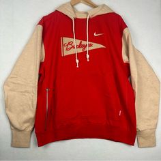 Nwt Nike Ohio State Buckeyes College Hoodie Sweatshirt Fj9005-657 Men’s $95 University Red Tops For Winter Streetwear, University Red Sporty Sweatshirt For Fall, Sporty University Red Sweatshirt For Fall, University Red Long Sleeve Hoodie For Fall, Collegiate Sweatshirt With Adjustable Hood And Long Sleeves, University Red Hooded Top For Streetwear, University Red Cotton Hoodie For Fall, Nike Collegiate Hoodie For Fall, Nike Hooded Sweatshirt For College