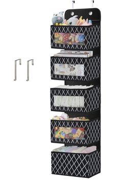 PRICES MAY VARY. 【Large Capacity】: The overall size of this VERONLY over the door hanging organizer is 12.2”(width)x5”(depth)x49.6”(height). It with 5 large pockets, each pocket measures 12.2x5x6.1inch, you can use it behind/back of the door to hold baby diapers, kids toys, etc. 【Perfect Visibility】:The clear PVC window in fronts of these over the door pantry organizers makes it easy for you to see what's inside of the pocket. 【Sturdy than Normal】:The bottom and each sides of this over the door Storage For Nursery, Door Hanging Organizer, Bathroom Nursery, Closet Bathroom, Over The Door Organizer, Closet And Bathroom, Pantry Organizers, Baby Bathroom, Pvc Windows