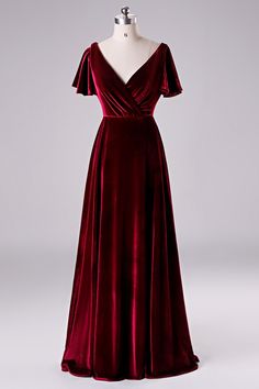 Red Purple Bridesmaid Dresses, Burgundy Vintage Dress, Purple Velvet Dress Long, Velvet Burgundy Bridesmaid Dress, Red Velvet Bridesmaid Dresses, Velvet Fabric Dress, Red Velvet Dress Long, White Velvet Dress, Maroon Velvet Dress