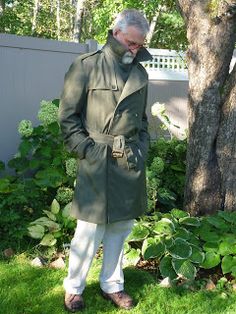 The Japanese Pattern Challenge: The completed trench coat Japanese Coat, Asbury Park Nj, Asbury Park, Mens Coats, Military Jacket, Trench Coat