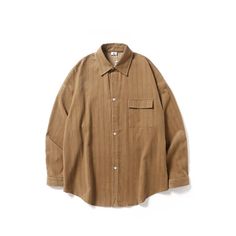 Wiaofellas Autumn Fine Stripe Corduroy Shirt Men's Clothing Unisex Couple Casual Comfort Daily Top window.adminAccountId=2676386210; Pinstripe Shirt, Corduroy Shirt, College Style, College Fashion, Top Gifts, Short Rompers, Polo Collar, Stylish Shirts, Types Of Collars