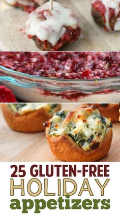 25 gluten - free holiday appetizers that are delicious and easy to make