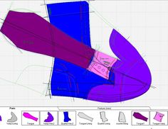 an image of a computer screen showing how to use the design tool for creating shoes