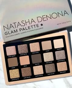 Glam Palette Natasha Denona, Natasha Denona Glam Palette, Make Up Yeux, Light Makeup Looks, Huda Beauty Makeup, Lipstick Designs, Makeup Pallets, Eye Makeup Pictures