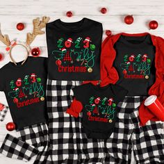 Welcome to our 2023 family's Christmas celebration! Make this holiday season extra special with our matching Christmas shirts for Mom, Dad, Youth, and your adorable newborn. Our collection includes Bella Canvas 3001 for adults, 3001Y for youth and Rabbit Skins short sleeve for the little ones. Why Choose Our Christmas Matching Shirts? - Family Bonding: Share laughter and create lasting memories by wearing matching outfits that express your love for family. - High-Quality Material: Our Bella Canv Festive Family Matching T-shirt For Holidays, Family Matching Festive Crew Neck T-shirt, Casual Family Christmas T-shirt, Casual Christmas T-shirt For Family, Casual T-shirt For Family Christmas, Family Matching Christmas T-shirt, Family Matching Christmas T-shirt With Graphic Print, Holiday Family Matching Letter Print T-shirt, Family Christmas Tops With Graphic Print