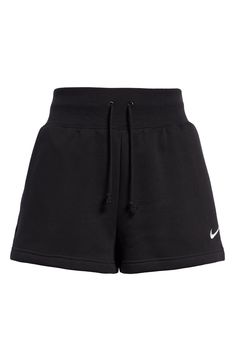 Cute Shorts Outfits, Nike Fleece Shorts, Sweat Shorts Outfit, Nike Phoenix Fleece, Nike Sweatshorts, Black Sweat Shorts, Nike Sweat Shorts, Sweatpant Shorts, Nike Clothes