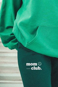 Mom Club hunter green sweats. Runs TTS so please size up if you want a more oversized fit. Pairs perfectly with our Mom Club Hoodie. Sporty Green Sweatshirt With Kangaroo Pocket, Green Sporty Sweatpants With Letter Print, Sporty Green Sweatpants With Letter Print, Oversized Green Sporty Hoodie, Green Letter Print Cotton Sweatpants, Green Cotton Sweatpants With Letter Print, Casual Green Sweatpants With Letter Print, Green Cotton Athleisure Hoodie, Green Athleisure Sweatshirt With Kangaroo Pocket