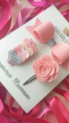 Felt Flowers Diy, Ribbon Crafts Diy