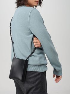 Shoulder Bag JIL SANDER Men color Black Winter Leather Tote Bag, Leather Shoulder Bag For Winter, Winter Leather Shoulder Bag, Modern Rectangular Bags For Winter, Functional Winter Bags For Daily Use, Modern Rectangular Winter Bags, Casual Everyday Carry Rectangular Bag, Casual Rectangular Everyday Carry Bags, Leather Shoulder Bag For Everyday Winter Use