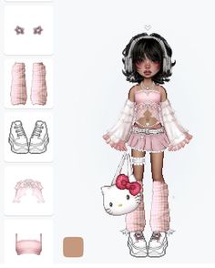 Coquette Gyaru Outfits, Everskies Gyaru Outfits, Everskies Outfits Y2k, Everskies Gyaru, Everskies Aesthetic, Outfit Inspo Coquette, Witch Aesthetic Outfit, Jack In The Box Jhope, Coquette Fits